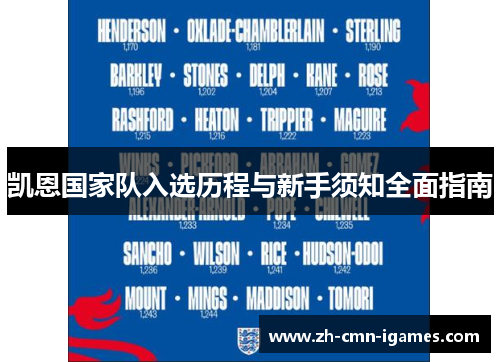 凯恩国家队入选历程与新手须知全面指南